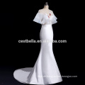 V-Ausschnitt Guangzhou Hochzeitskleid Fabrik exotischen Satin Brautkleid